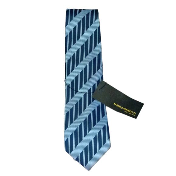 NWT Mario Masotti Silk Navy Tie 4/$10 - Picture 1 of 5
